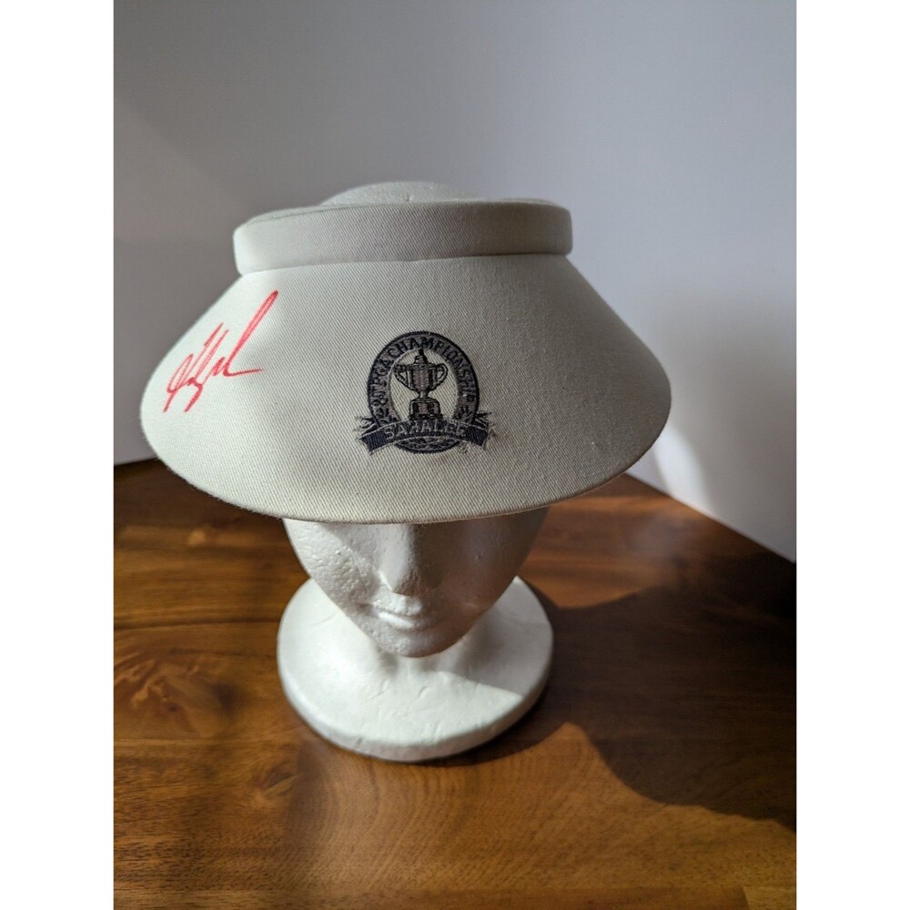 Vintage 80th PGA Tour Championship Fred Couples Autographed Visor Sahalee CC 98